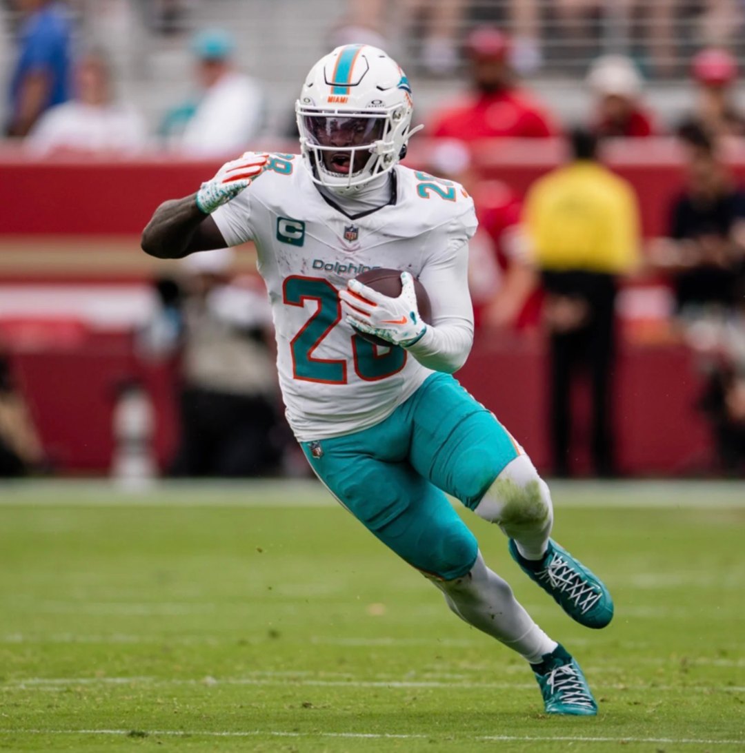 Achane out for season; Dolphins to use committee