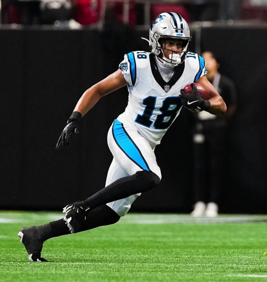 Jalen Coker (quad) on track for Week 6