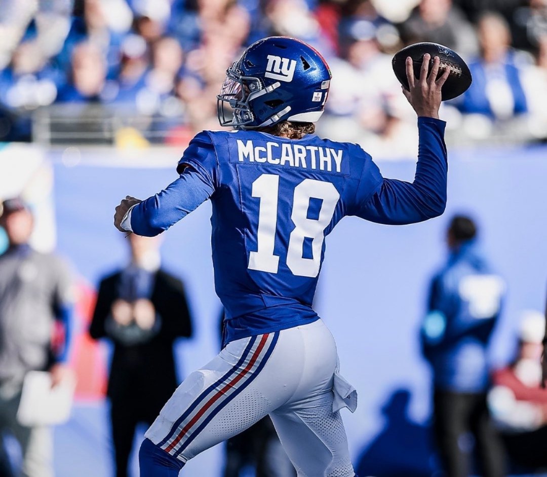 Giants to start QB McCarthy in Week 7