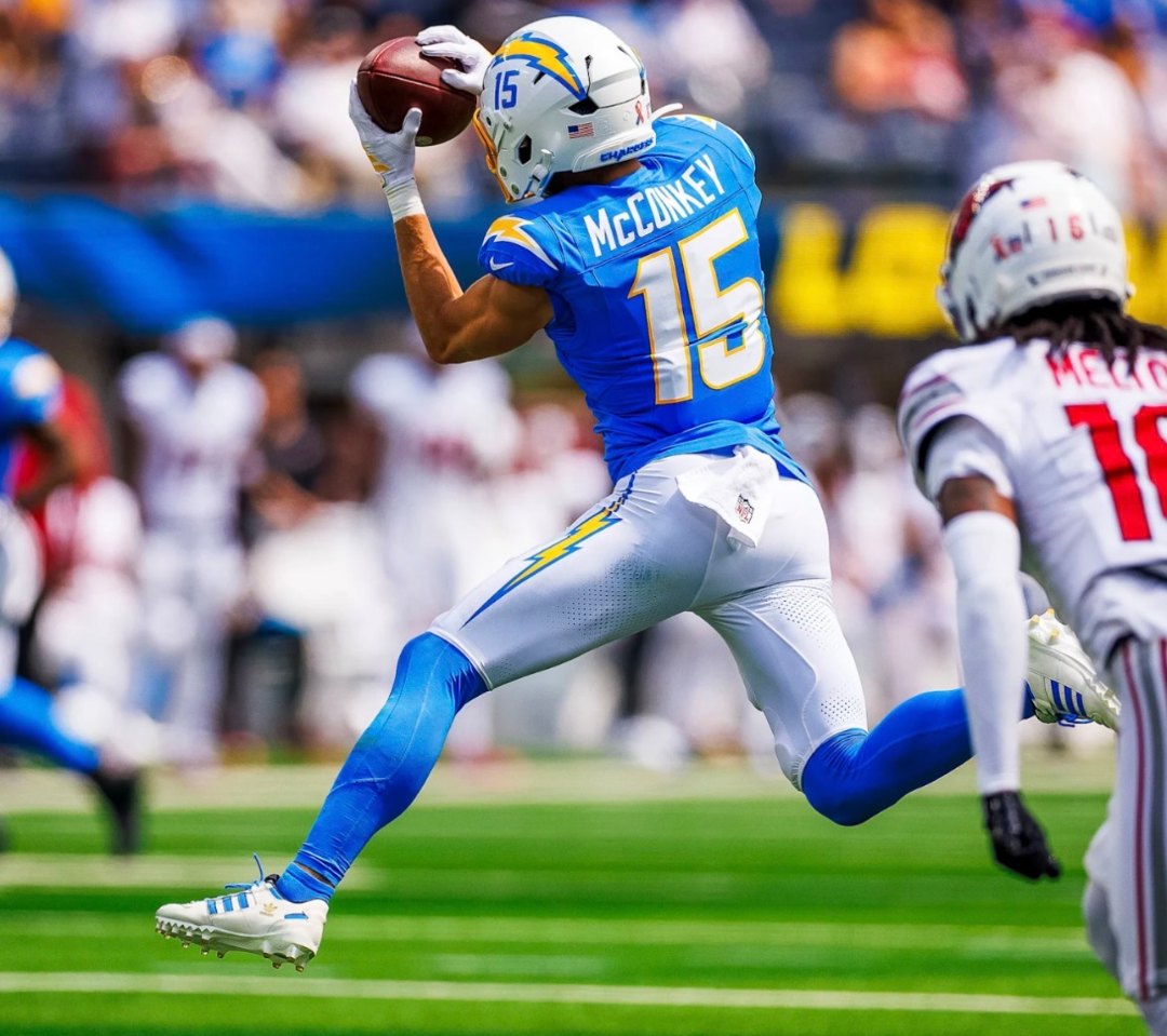 Chargers should have WR McConkey and Harris back